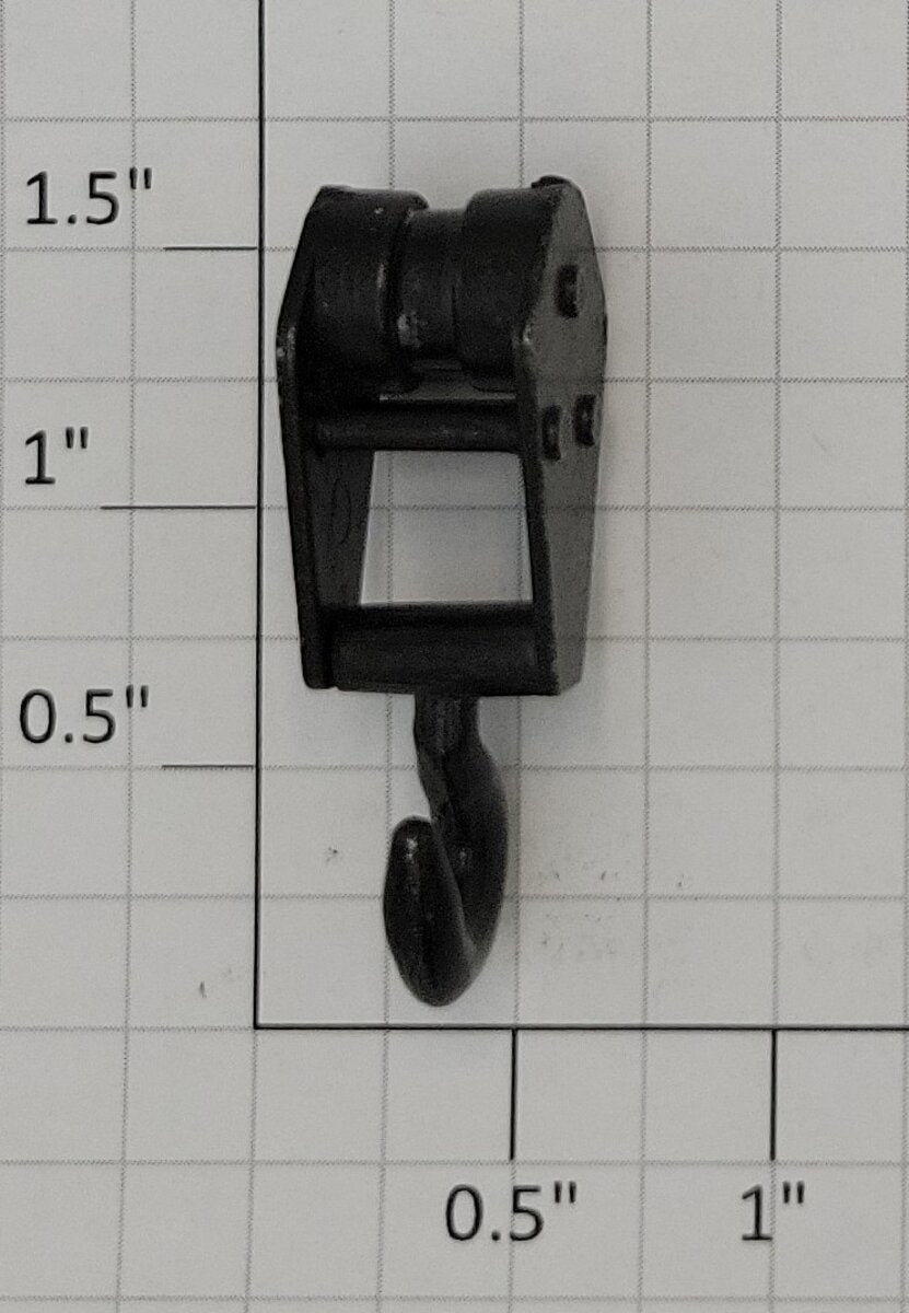 Acme 0529-10 O Gauge Crane Metal Hook with Static Pulley