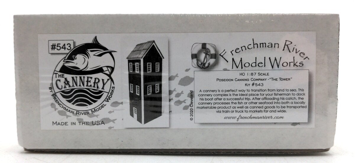 Frenchman River Modelworks 543 HO Scale Poseidon Canning Company - 