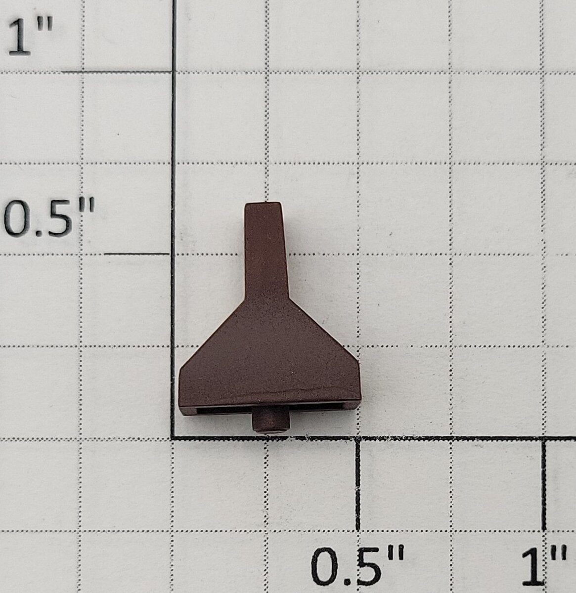 S-Helper 654-06-04-B Flatcar Brown Plastic "Y" Chock