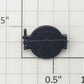 S-Helper 651-05-02-BK Black PS-2 Left Hatch Cover