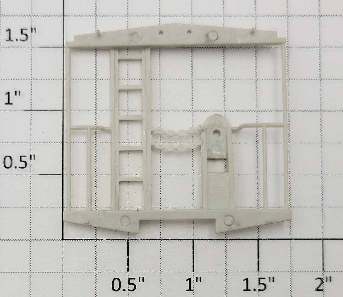S-Helper 650-07-01 Unpainted Caboose End Railing