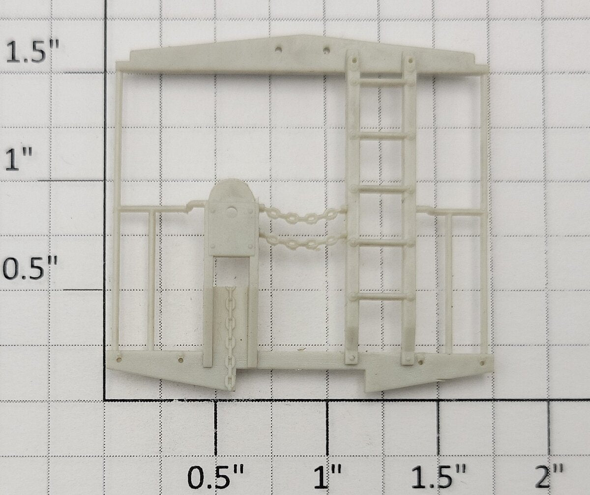 S-Helper 650-07-01 Unpainted Caboose End Railing