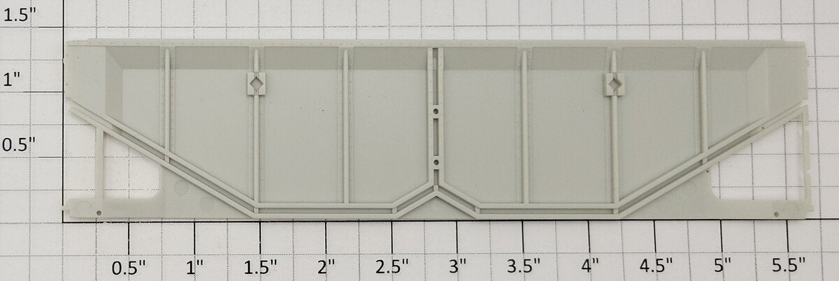 S-Helper 1278-02-HB-USRA Unpainted Plastic Hopper Body Side