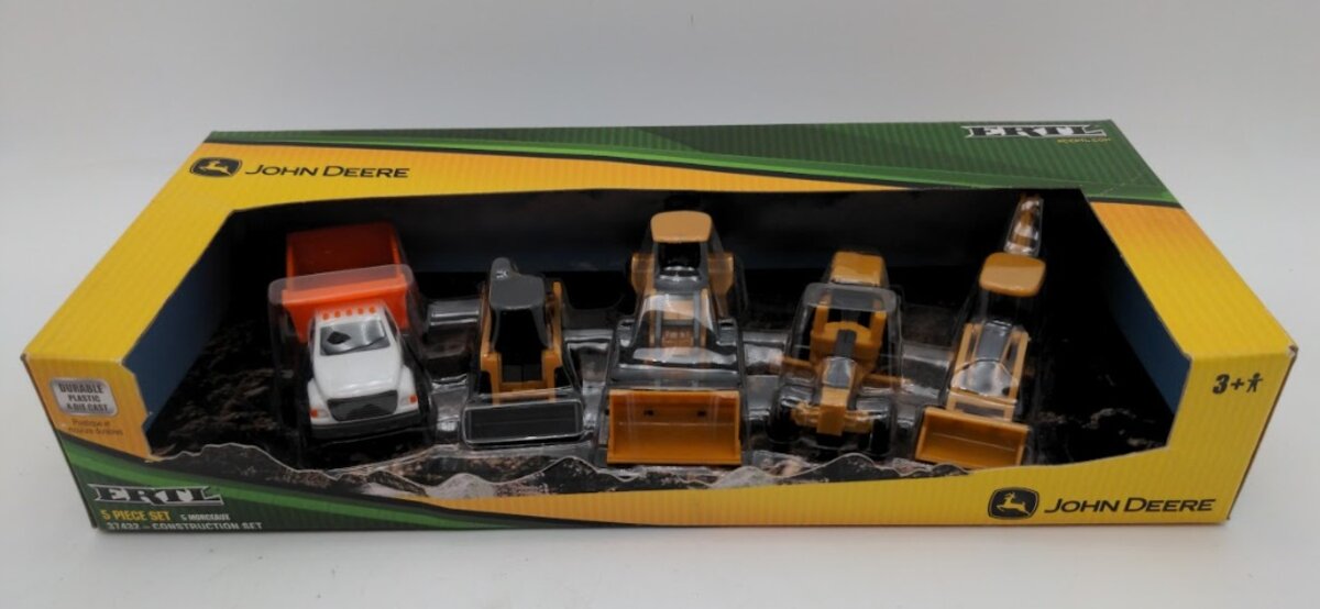 Ertl 37432 1:64 Scale John Deere Construction Die Cast & Plastic Parts(Set of 5)