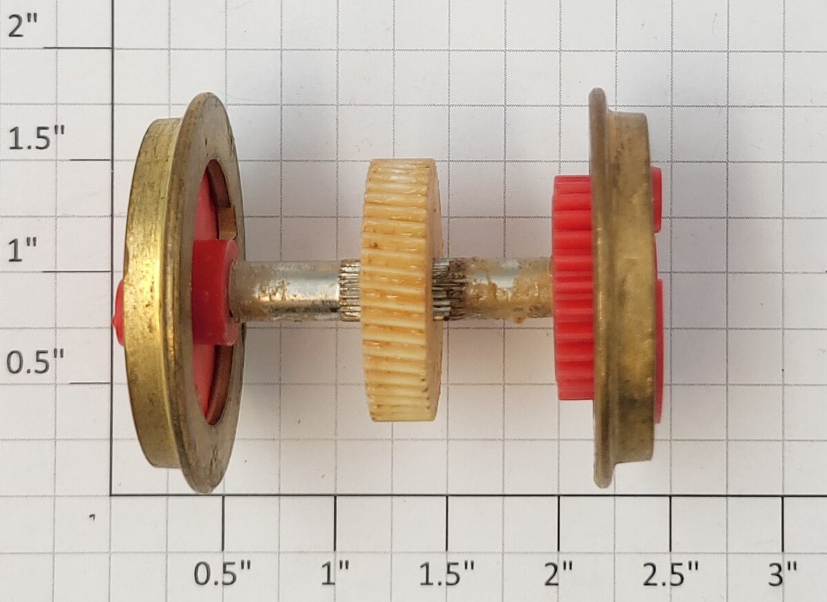 Lionel 85115-503 Red G Scale Thomas The Tank Engine Geared Wheel Set