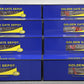 Golden Gate Depot O 1948 PRR Broadway Limited 8-Car Passenger Set - 3 Rail