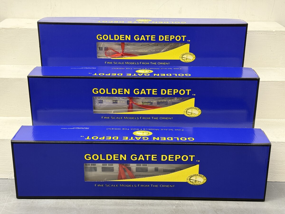 Golden Gate Depot Train O 1937 SFSC Super Chief 6-Car Passenger Set - 2-Rail