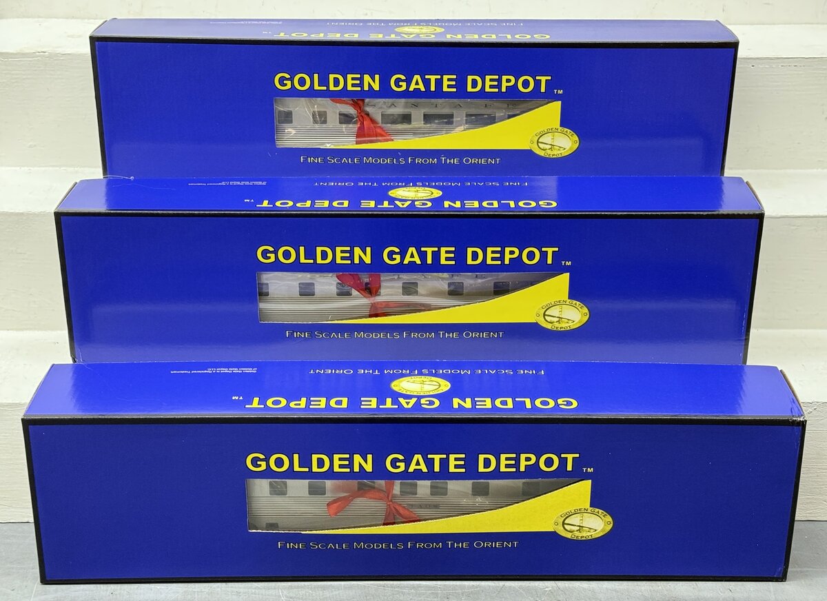 Golden Gate Depot Train O 1937 SFSC Super Chief 6-Car Passenger Set - 2-Rail