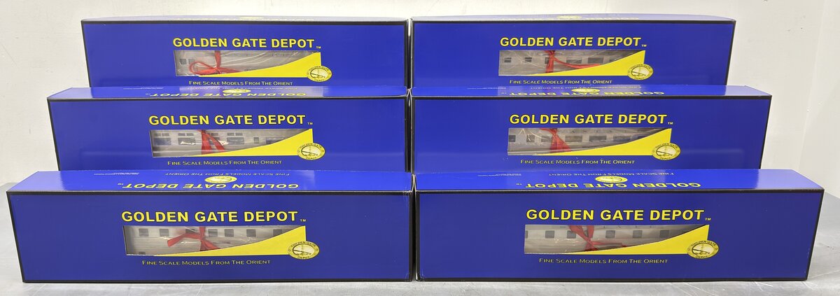 Golden Gate Depot Train O 1937 SFSC Super Chief 6-Car Passenger Set - 2-Rail