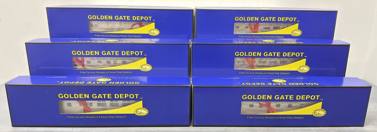 Golden Gate Depot Train O 1937 SFSC Super Chief 6-Car Passenger Set - 3-Rail