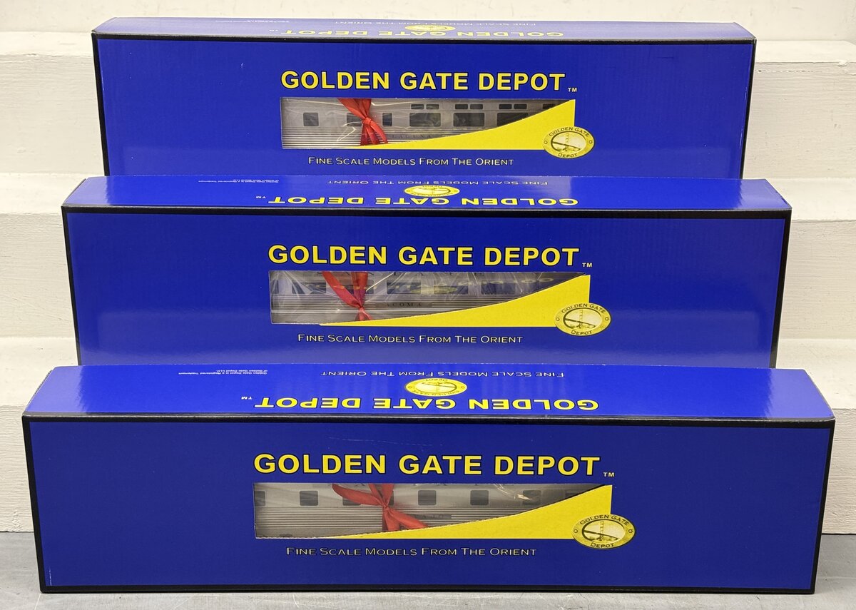 Golden Gate Depot Train O 1937 SFSC Super Chief 6-Car Passenger Set - 3-Rail