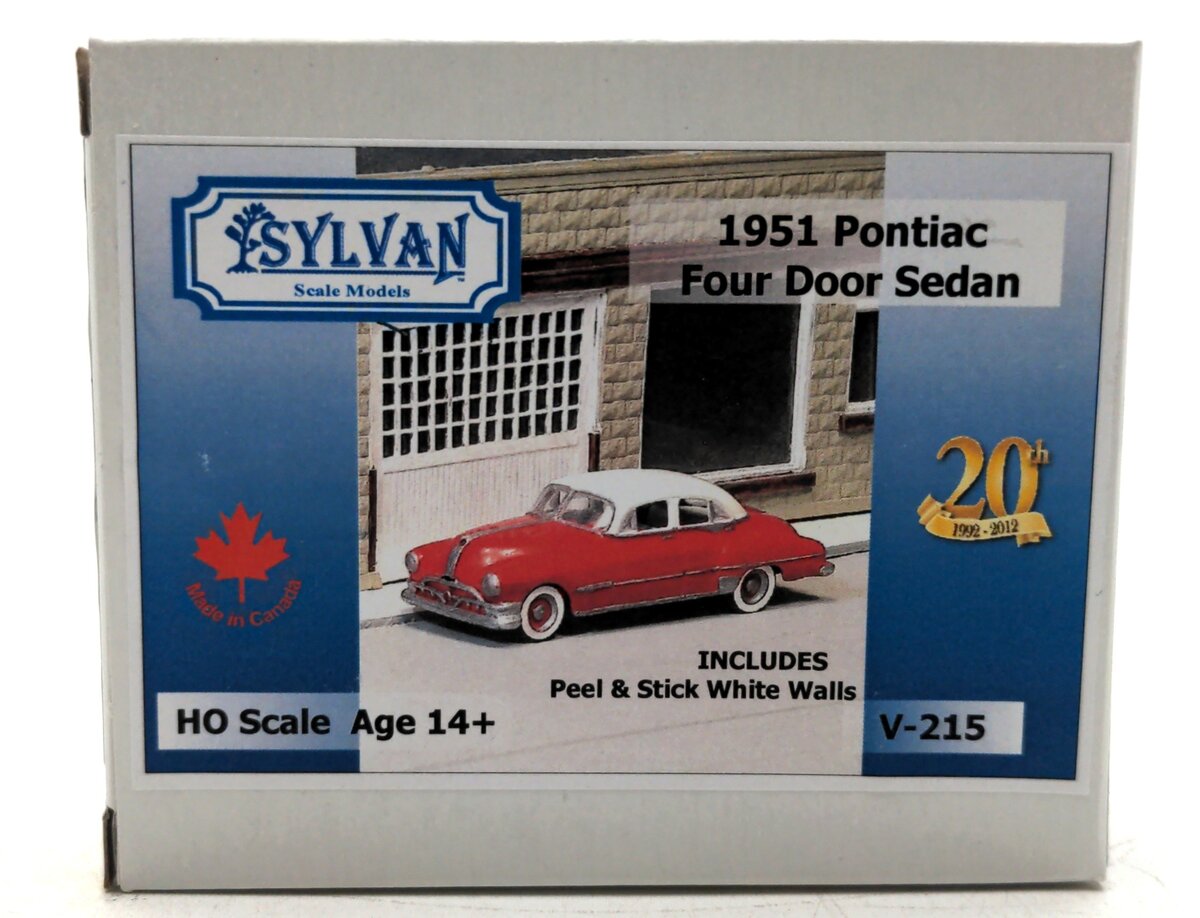 Sylvan Scale Models V-215 HO Scale 1951 Pontiac Four Door Sedan