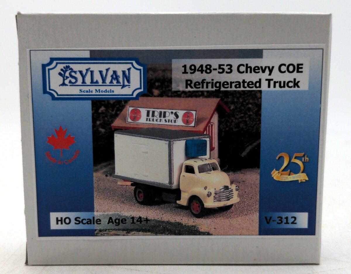 Sylvan Scale Models V-312 HO Scale 1948-53 Chevy COE Refrigerated Truck