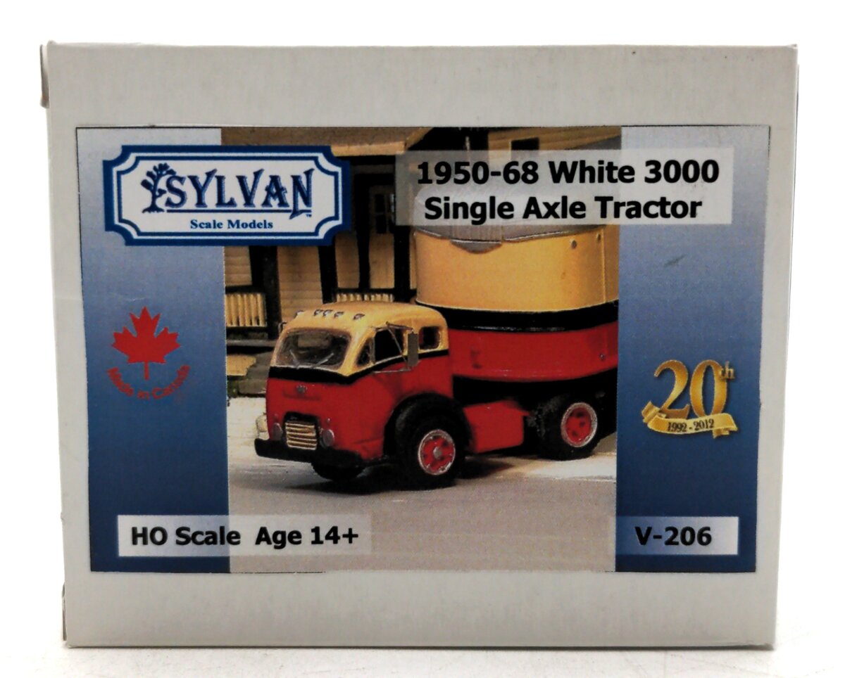 Sylvan Scale Models V-206 HO Scale 1950-68 White 3000 Single Axle Tractor