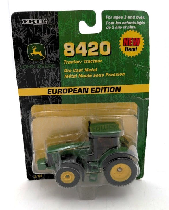 Ertl 15409 1:64 Scale John Deere Green 8420 Tractor European Edition Die Cast