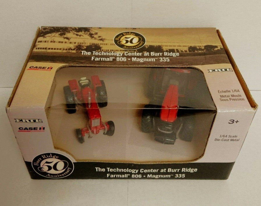 Ertl 14740A 1:64 Scale Case International Magnum 335 & IH Farmall 806 (Set of 2)