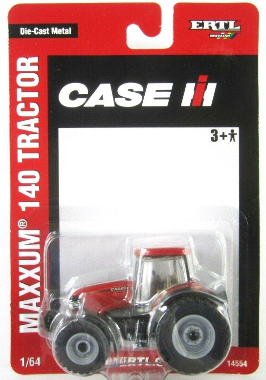 Ertl 14554 1:64 Scale Britains Red Case International Maxxum 140 Tractor W/FWA