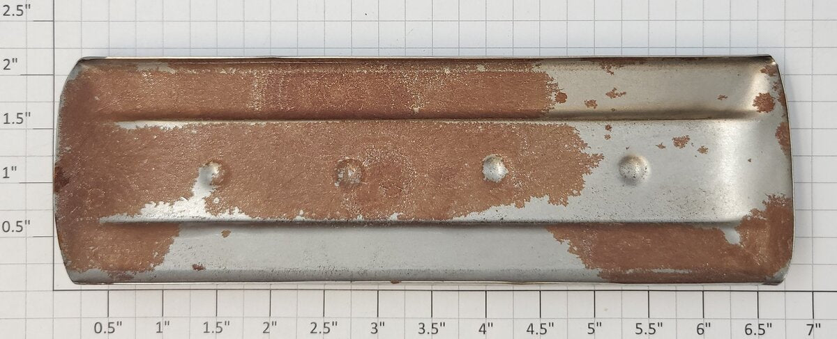 Ives 060-1 Prewar Series Unpainted Passenger Car Roof with Some Surface Rust