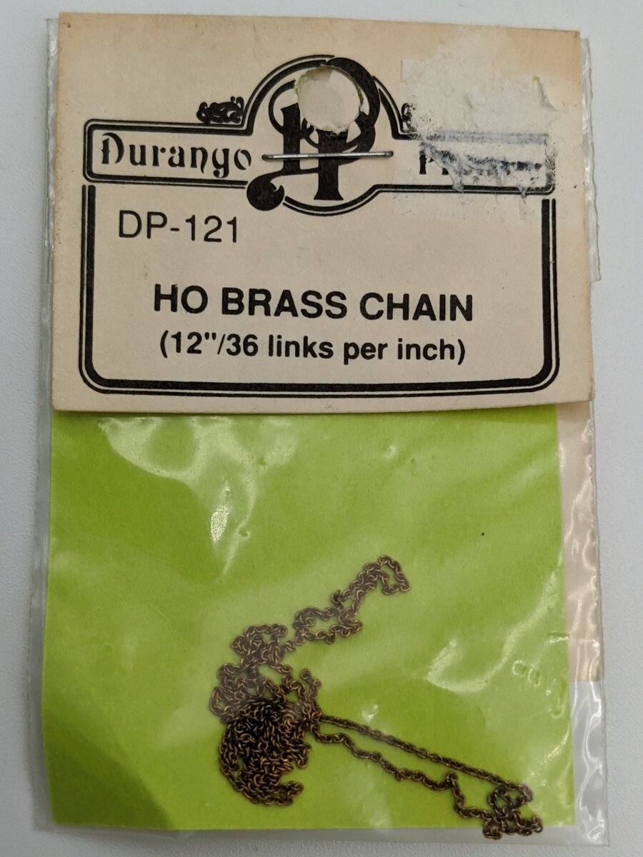 Durango Press DP-121 HO Brass Chain 12