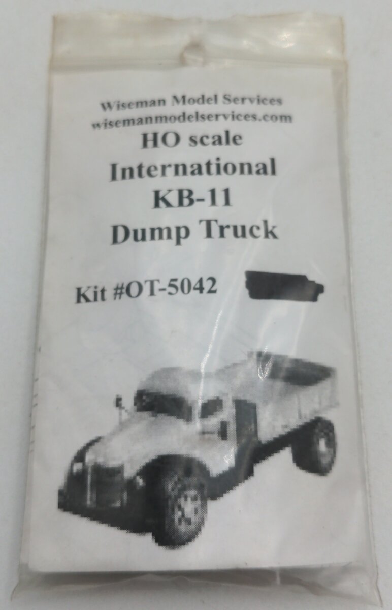 Wiseman Model Services OT-5042 HO Scale International KB-11 Dump Truck Kit