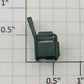 S-Helper 650-05-03-G Green Plastic Caboose Chair