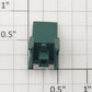 S-Helper 650-05-03-G Green Plastic Caboose Chair