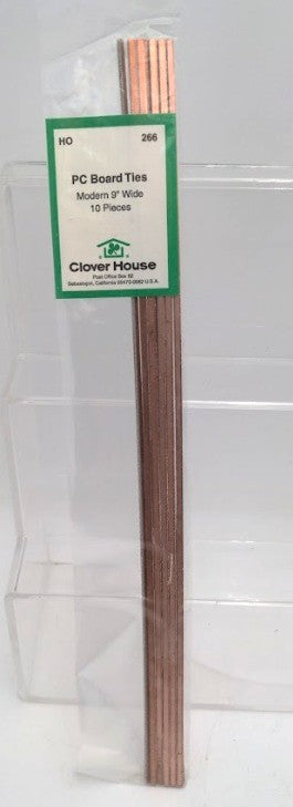 Clover House 266 PC Board Ties Moder 9' Wide Brass Part (Pack of 10)