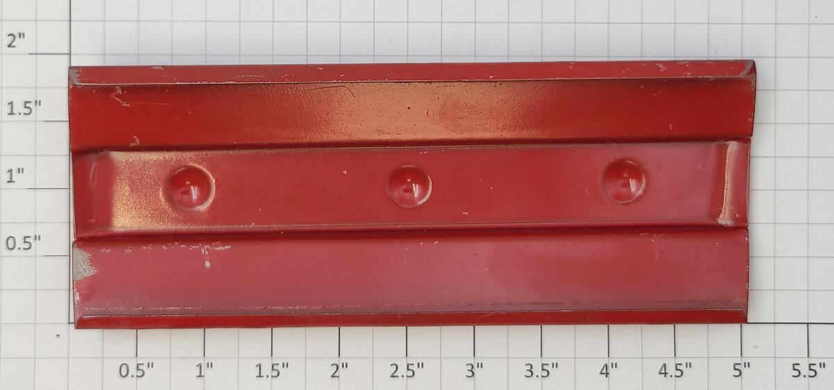 Ives 050-1 Series Prewar Red Passenger Car Roof