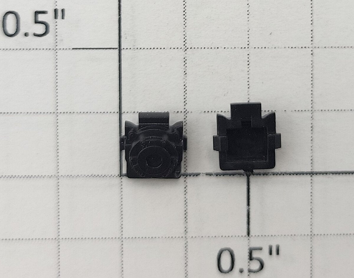 S-Helper 661-21-04/5 Black Plastic Truck Bearing (Set of 2)