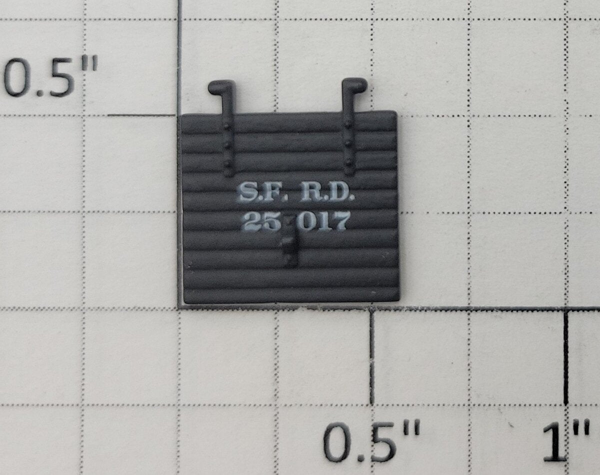 S-Helper 656-05-03-DG Dark Gray Plastic Ice Hatch "S.F. R.D. 25017"