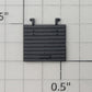 S-Helper 656-05-03-DG Dark Gray Plastic Ice Hatch "S.F. R.D. 25017"