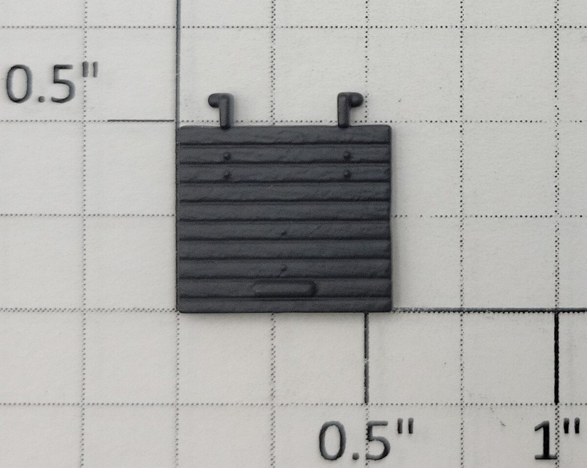 S-Helper 656-05-03-DG Dark Gray Plastic Ice Hatch 