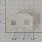 Ives 67-15 O Gauge Stamped Metal White Caboose Cupola without Roof