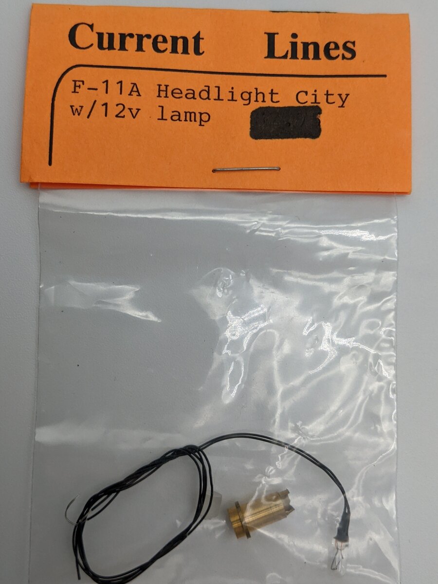 Current Lines F-11A Headlight City With 12V Lamp