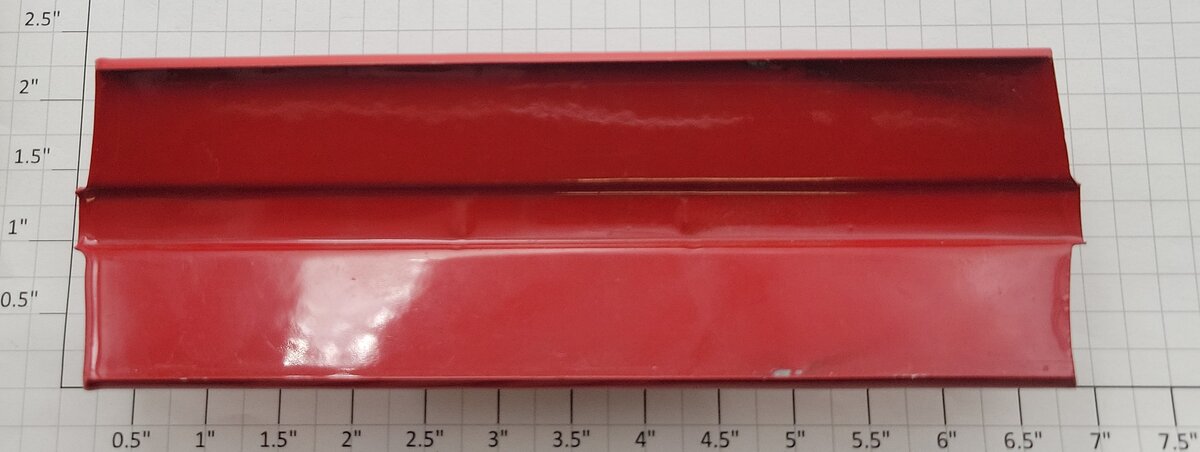 Ives 1127-1 O Gauge 60 Series Red Caboose Cupola Roof with Gray Top Roof