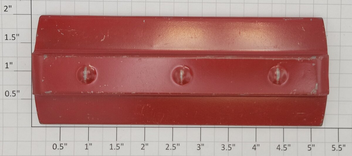 Ives 50-10 O Gauge Red 3 Button Tin Lithograph Passenger Car Roof #50,51,52