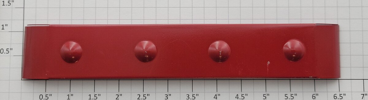 Ives 1144-1 Red Clerestory Upper Roof Panel
