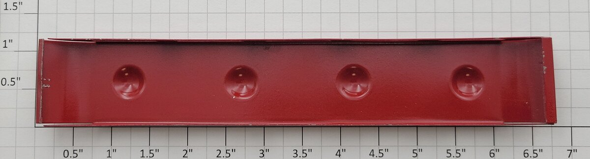 Ives 1144-1 Red Clerestory Upper Roof Panel