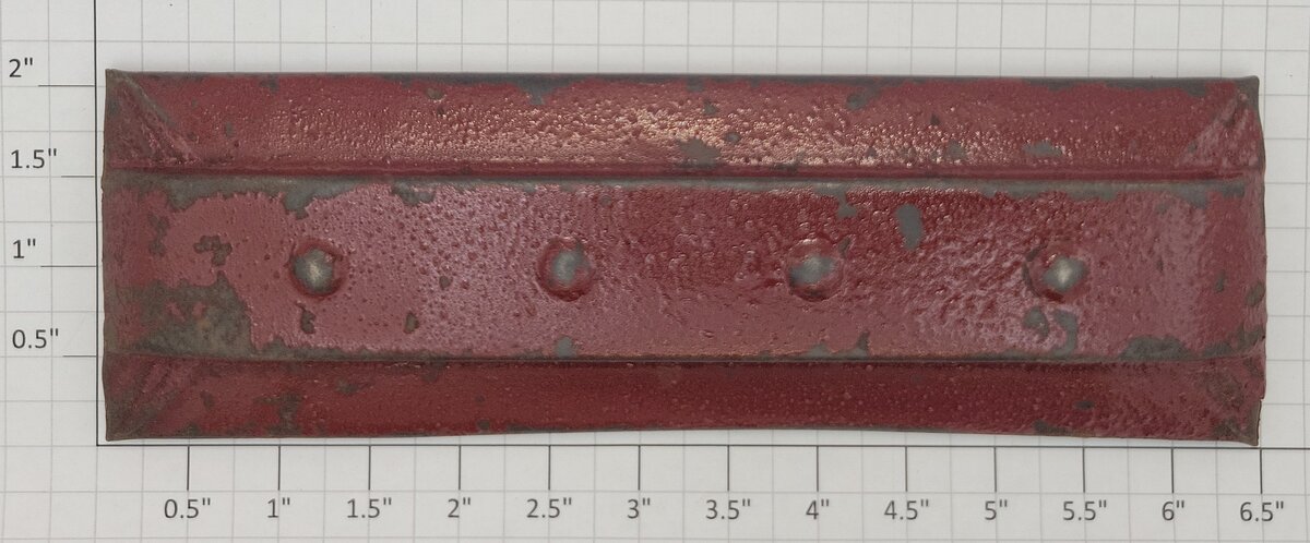 Ives 060-1DR O Gauge Ives 60 Series Dark Red Passenger Car Roof