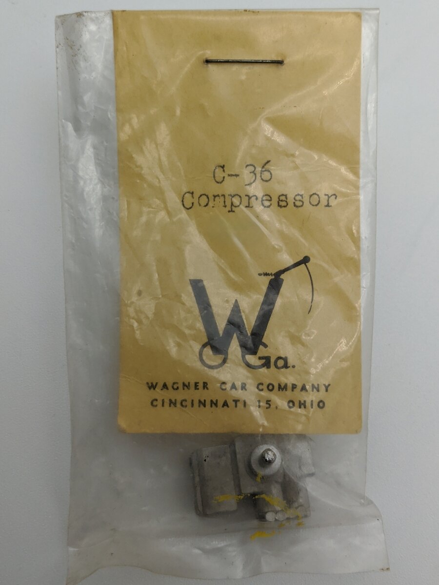 Wagner Car Co. C-36 Compressor