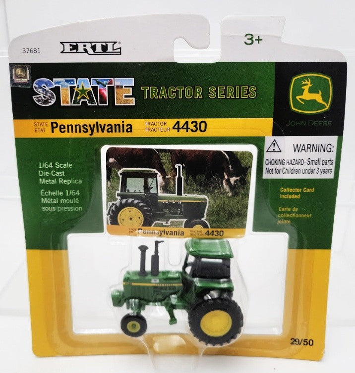 Ertl 37681 1:64 Scale Green State Tractor Serie Pennsylvania Model 4430 Die Cast