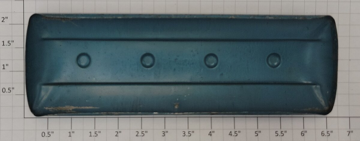 Ives 550-10 O Gauge Blue Vagabond Passenger Car Roof #550,551, 552