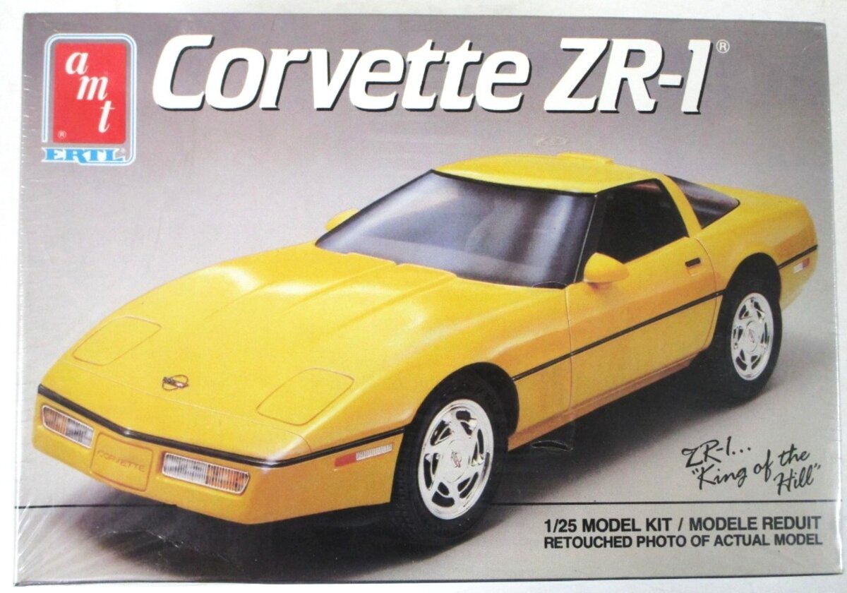 AMT 6277 1:25 Scale Ertl Corvette ZR-1 1989 Plastic Model Kit