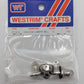 Westrim Crafts 3114/14 Silver Plated 14mm Liberty Bell (4 Pc)