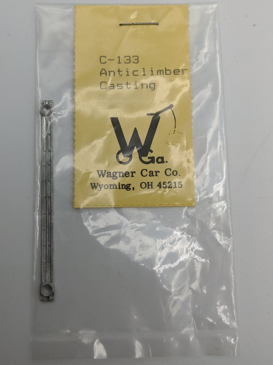 Wagner Car Co. C-133 Anticlimber Casting