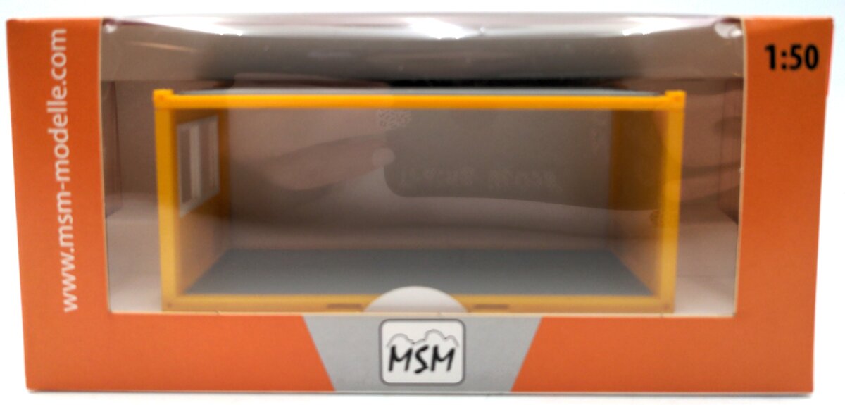 MSM MSM5506-01 1:50 Container Type F - Yellow