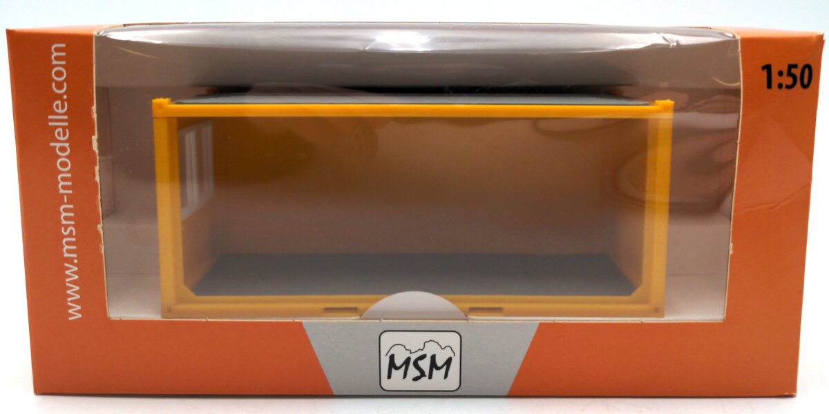 MSM MSM5511-01 1:50 Container Type K - Yellow