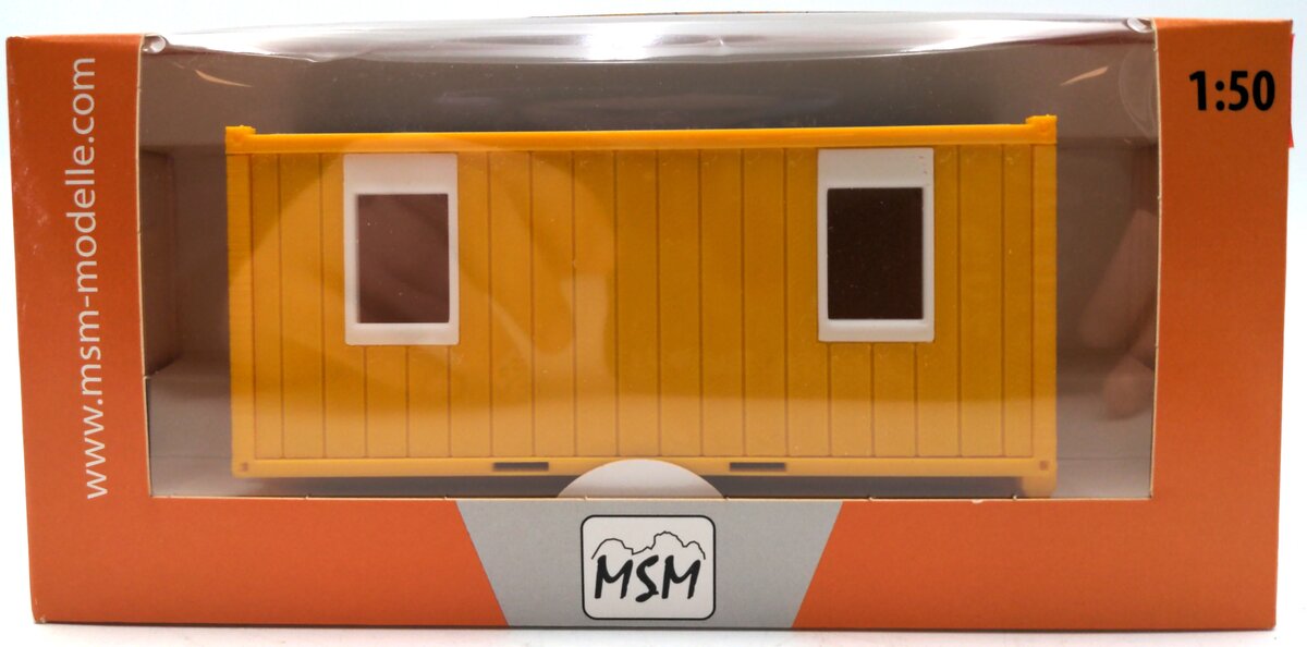 MSM MSM5512-01 1:50 Roll Off Container Type L - Yellow