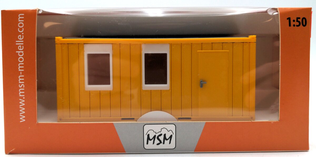 MSM MSM5508-01 1:50 Container Type H - Yellow
