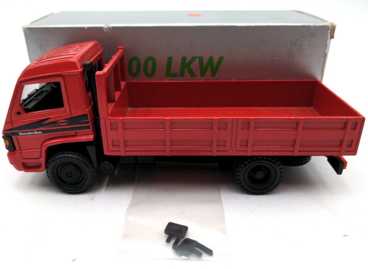 NZG 445-O 1:43 Mercedes MB800 LKW Flatbed Dropside-Orange